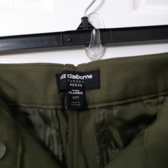 Liz Claiborne Olive Ankle Pants - Picture 6 of 12